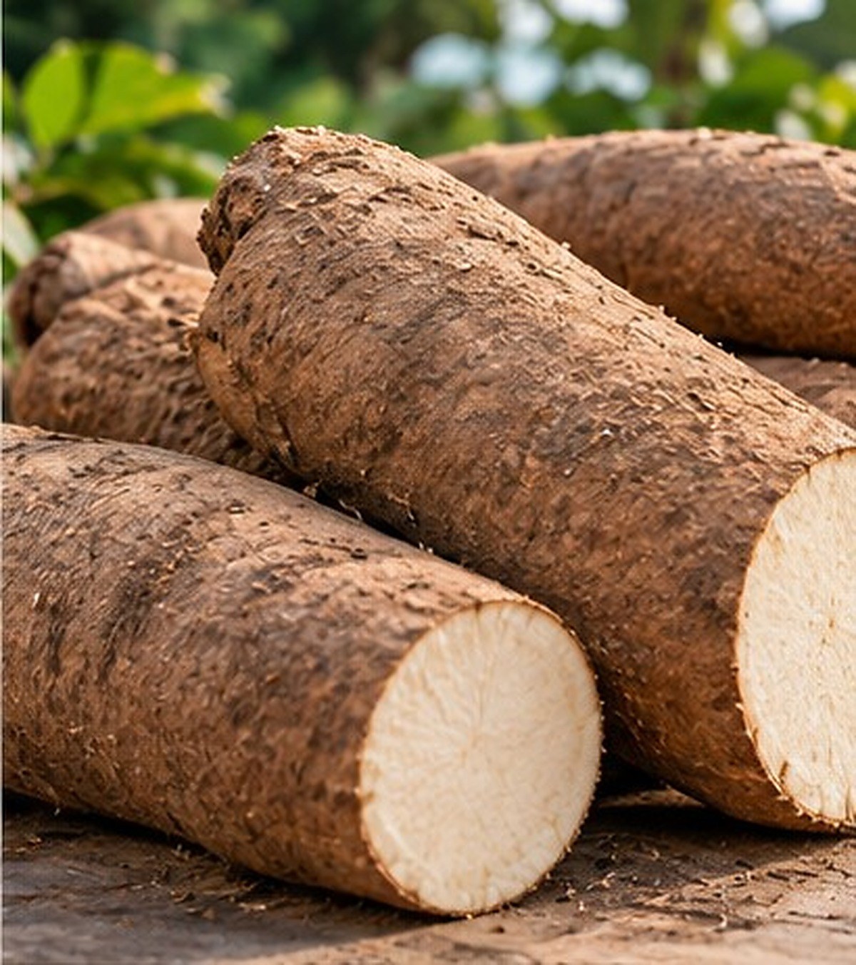 Yam and cassava